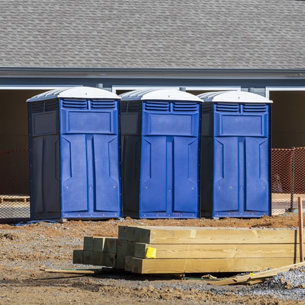 how do i determine the correct number of porta potties necessary for my event in Moccasin